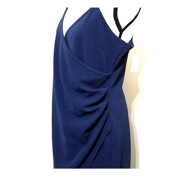 NWT No Boundaries Navy Blue Wrap Dress Size L - Picture 5 of 11